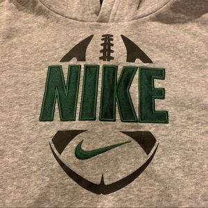 KIDS NIKE VINTAGE FOOTBALL LONG SLEEVED HOODIE